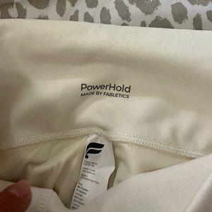 White Fabletics Leggings